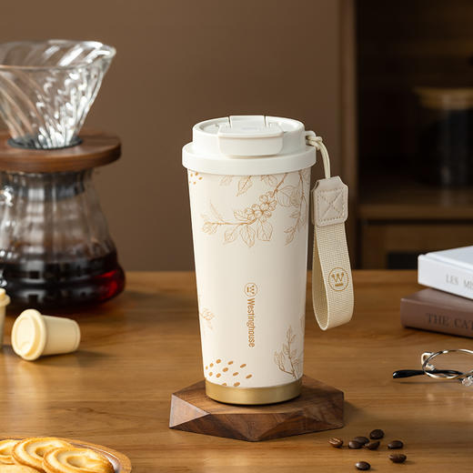 西屋 雅仕双饮咖啡杯素雅白460mL WB540-CNW 商品图4