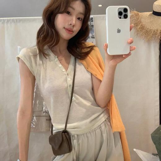 韩系松弛感亨利衫 商品图9