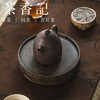 茶香记紫砂仿古铜泥带盖壶承柿柿如意茶盘中式国风复古储水干泡台 商品缩略图3