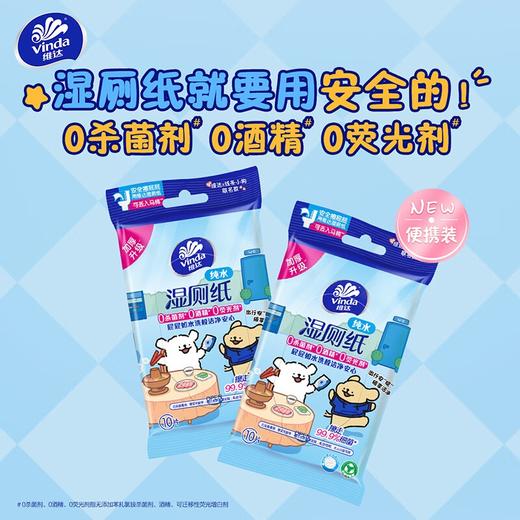 Vinda维达 便携装湿厕纸10片 vwsc10p0-1 商品图2
