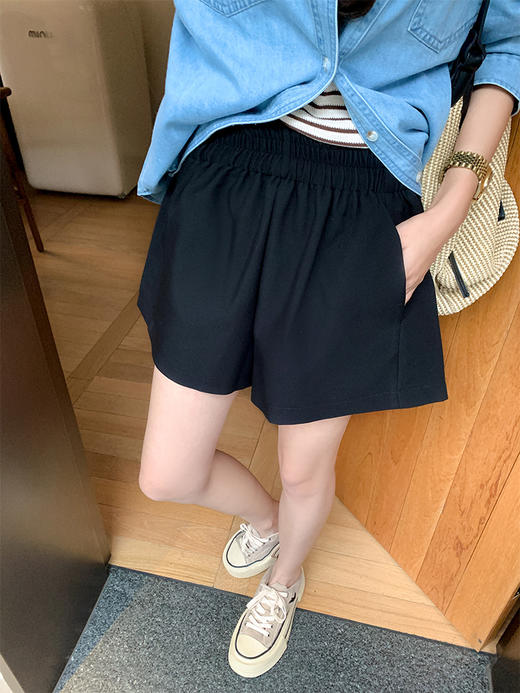 <曾小咸推荐>3.29现货秒杀 ！微信超特价！4色阔腿裤A字短裤 日常129.99 立减70 秒杀59.99！！ 商品图6