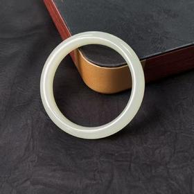 【快抱】【于田产和田玉于田料青白玉手镯】54#，出证书，发货1~5天，48小时鉴赏期