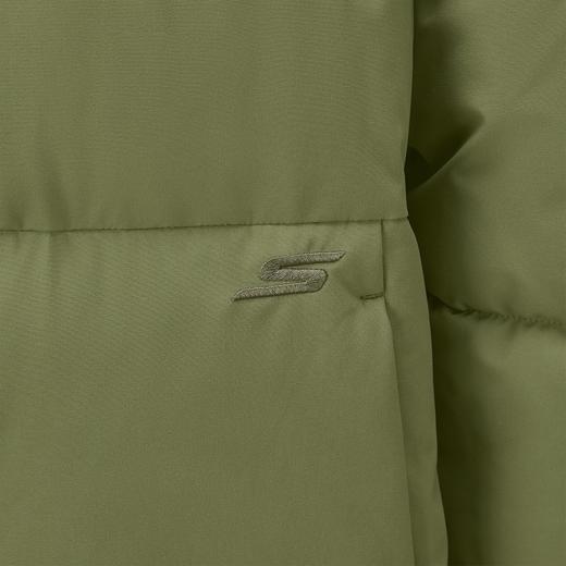 Skechers斯凯奇 男梭织裥棉外套 P425M180-05HR 商品图4