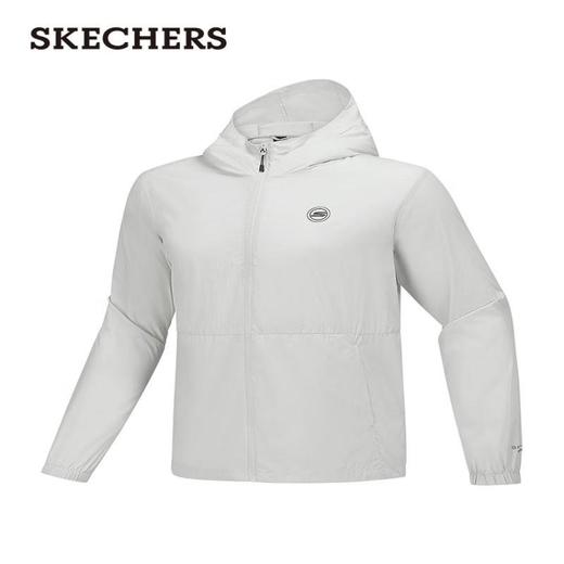 Skechers斯凯奇 男梭织连帽外套防晒服 P224M032-00MV 商品图0
