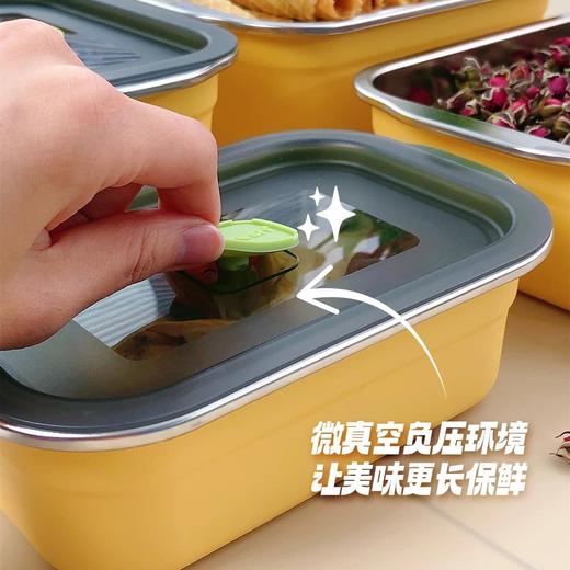 【BBFresh保鲜盒】【3天内发货】保鲜盒便当盒水果盒【可蒸可烤可明火加热可进洗碗机】【食品级304不锈钢】 商品图12