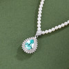 子佩集【璀璨蓝调】银S925珍珠惜王妃项链【ZZXL026】2.8mm珠蓝水滴2601 商品缩略图1