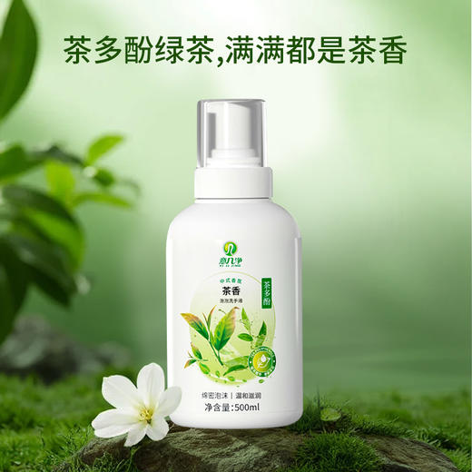 意几净 茶多酚茶香泡泡洗手液500g 84694 商品图3