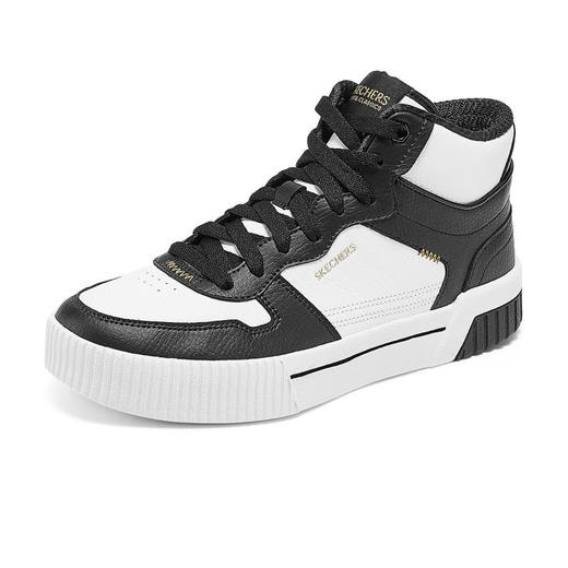 Skechers斯凯奇 女中帮休闲板鞋 185104-WBK 商品图4