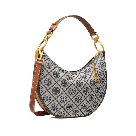 【新品上新】TORY BURCH 汤丽柏琦 T Monogram 22 新月包单肩斜挎手提包138883 -w 香港直邮 清关约7个工作日 商品图4