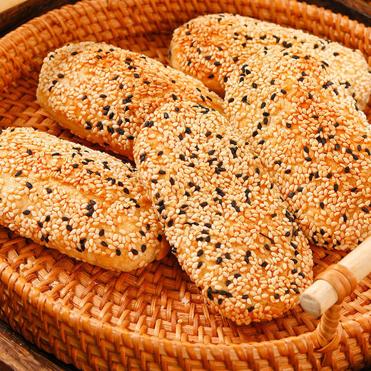 芝麻雪花酥饼|外皮咔嚓酥脆，簌簌掉渣，一口香入魂！|萝卜丝/黑芝麻/香葱 商品图2