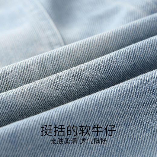 男童全腰牛仔中裤夏季新款安奈儿童装EB626742 商品图3