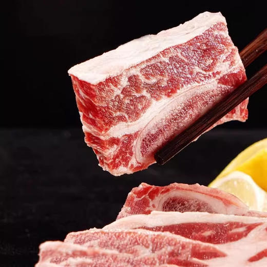 优选丨肴老板牛仔骨200g/袋 黑椒味带骨牛肋排厚切免腌制贴骨肉 商品图2