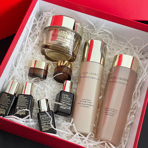 【雅诗兰黛 开运礼盒】超值性价比 情人节送礼必备 智妍水200ml智妍乳液100ml智妍面霜75ml特润精华15ml *4眼霜5ml *3 商品图2