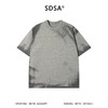 SDSA男装2026新款高贵轻奢韩系扎染简约缝线圆领短袖T恤百搭上衣 商品缩略图0