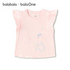 【balaOne】巴拉巴拉儿童短袖t恤2026新款夏装女童仿烫珠印花上衣 商品缩略图4
