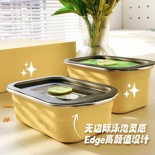 【BBFresh保鲜盒】【3天内发货】保鲜盒便当盒水果盒【可蒸可烤可明火加热可进洗碗机】【食品级304不锈钢】 商品图14