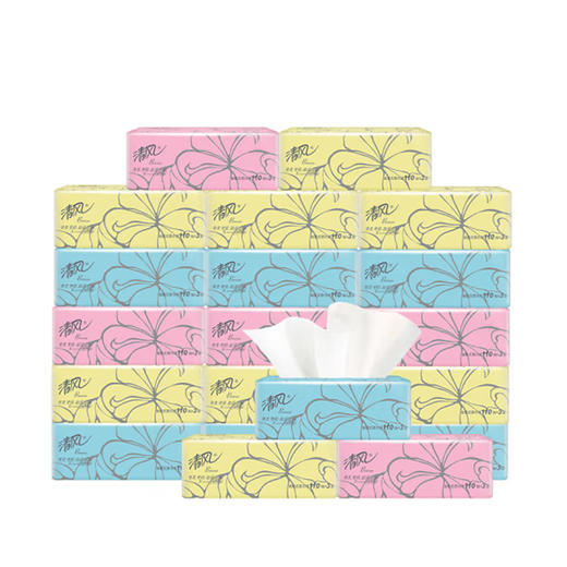 清风 超质感抽纸3层110抽24包抽取式面巾纸 AR33LS1 商品图0