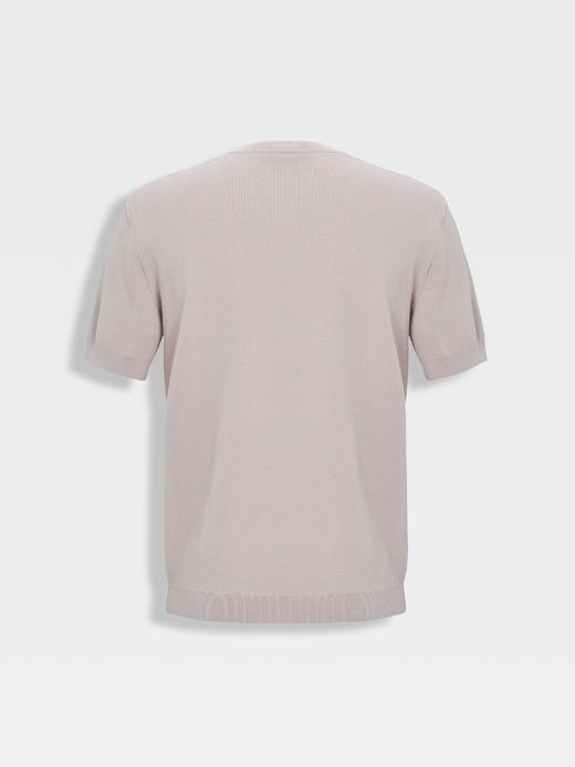 callisto咖色凉感提花针织短T 商品图11