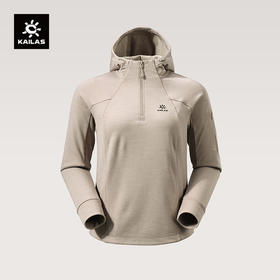 KAILAS凯乐石 XM4 女款连帽半开美丽诺羊毛抓绒衣 KG2532294