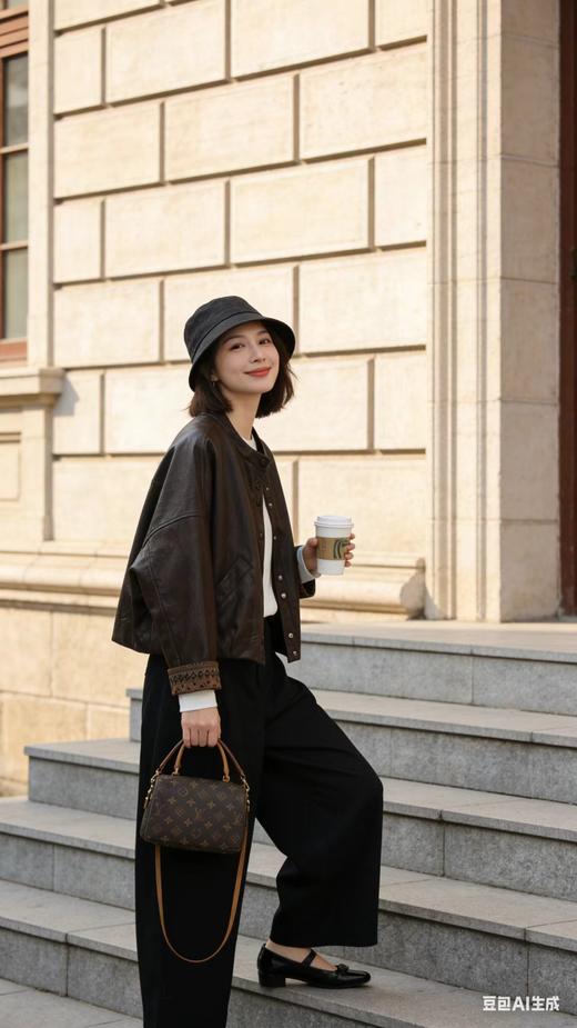 641011春上新 短款蛋白皮皮衣 商品图2