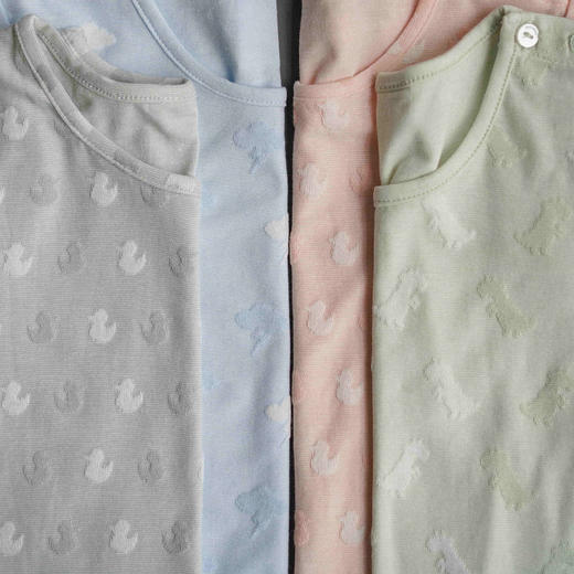 【竹棉提花 七分套】韩国moimoi春夏色织提花家居套装 商品图11