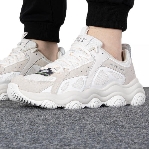 Skechers斯凯奇 男复古慢跑鞋休闲鞋 237482-WHT 商品图2