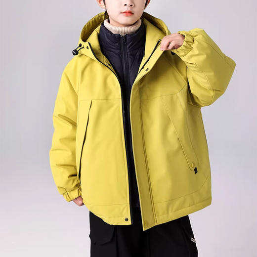 裁缝学苑TS33男女童连帽羽绒服冲锋衣纸样儿童装外套上衣服装打板 商品图2