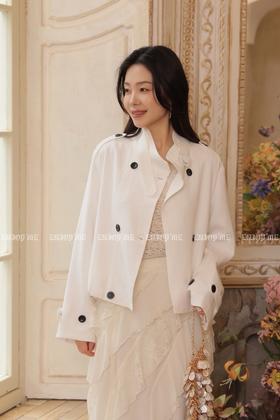 【门店同款】ENJOY夏季立领双排扣短外套 170748118