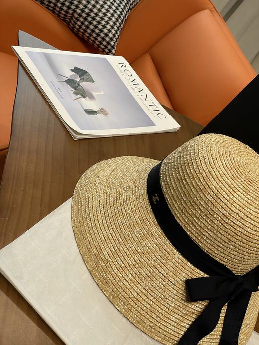 Chanel草编蝴蝶结礼帽 草帽 法式优雅的“氛围精致神器”（CO） 商品图8