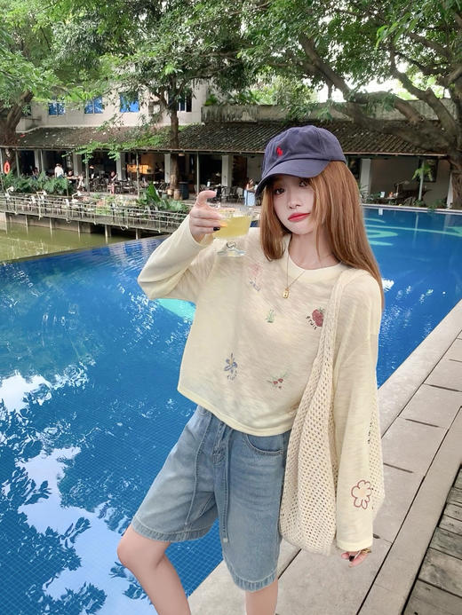 <曾小咸推荐>3.29现货秒杀 ！微信超特价！ 复古抽绳牛仔五分裤 日常169.99 立减80 秒杀89.99！！ 商品图7