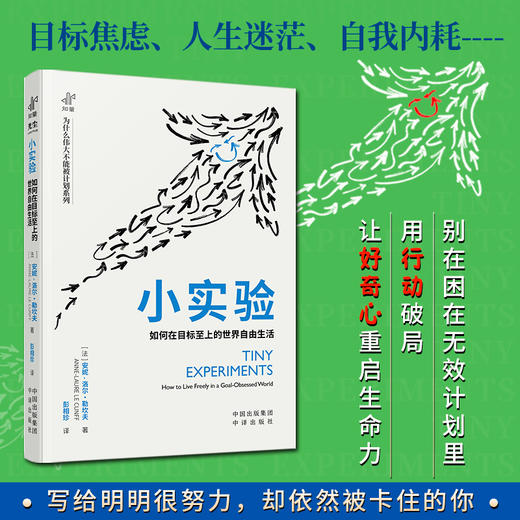 小实验：如何在目标至上的世界自由生活，写给已经足够努力，却仍然感到卡住的人；伯凡、尹烨、彭凯平、李小萌联袂重磅推荐！ 商品图0