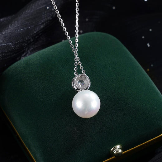 子佩集【璀璨加冕】银S925珍珠惜王妃吊坠【P2910】12mm珠双色皇冠（不含链）2601 商品图12