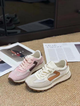 CZA523106真皮厚底德训鞋