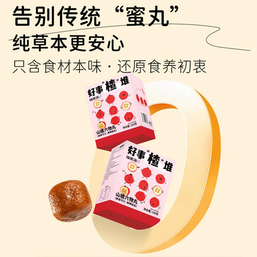 福东海 六物山楂丸150克 鸡内金陈皮儿童休闲零食独立装 商品图5