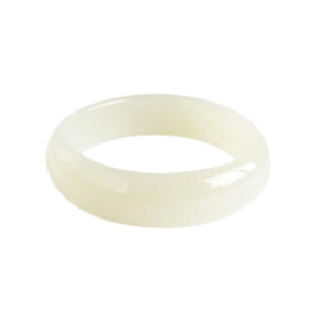 【天然正品】天然黄口料细腻油润度佳60号和田玉手镯030425AH90