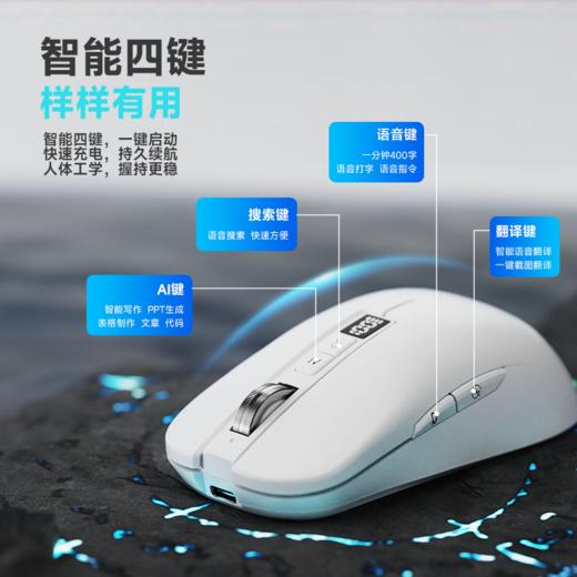 优选丨 AI智能语音 MIFI鼠标 HM2501 一键上网 商品图4
