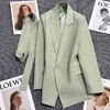 【清风外衣】2026春秋新款黑色系带西装外套！女韩版高端气质时尚百搭西服上衣！ 商品缩略图2