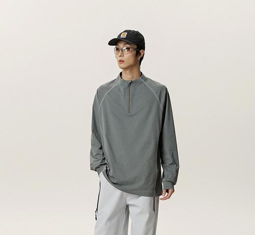 【NICESELF 都市运动户外速干长T恤】【NICESELF  春季半拉链立领卫衣男女款】吸湿速干｜光子抗菌｜UPF100+防紫外线｜注入全天候清爽保障 商品图3