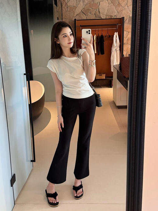 显瘦万搭基本功修腿大师直筒/微喇八分卫裤 商品图2