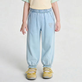 笛莎Deesha 2026年夏季新款小童女童束脚牛仔裤裤子  预售 预计4月8日发货