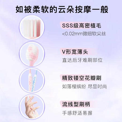 舒客 樱巧揉护牙刷两只装*2个 sk20 商品图4