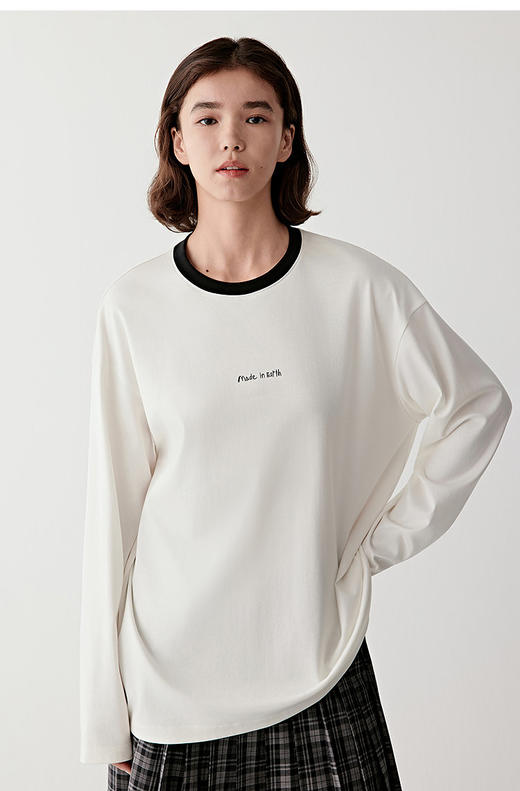 【高品质私服】【IC水柔棉针织布长袖T恤】柔软舒适  细腻光洁  质感垂坠G1698-CC【无标出货 介意慎拍】 商品图5