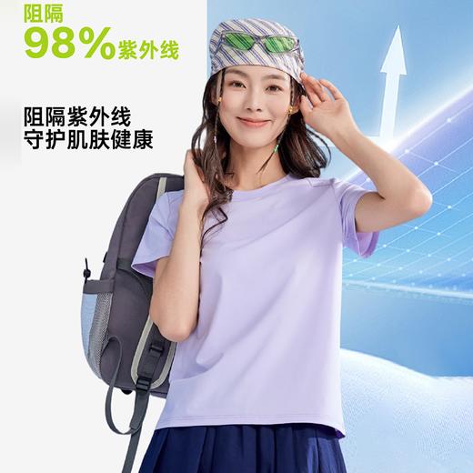 透气速干又防晒【HOUSHENG-情侣AB版薄荷凉感T恤】轻奢级微垂感锦纶冰丝面料，AB版挺阔有型又防晒，透气吸湿散热快，薄荷冰凉感性能，夜光条设计不起球不掉色 商品图8