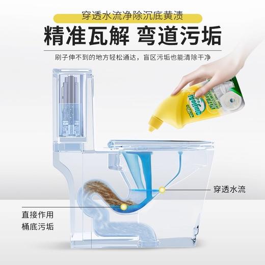 芊洁净 洁厕剂 （白桃味/柠檬味）700ml*6 6973025870993-6 商品图3