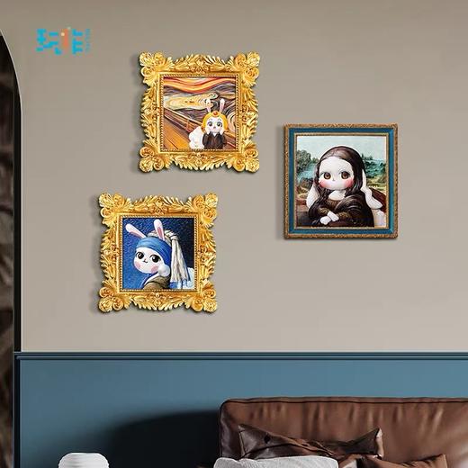 【玩作正版立体浮雕手绘油画】送画架 梵高莫奈浮世绘DIY创意手工立体浮雕手绘油画 商品图10