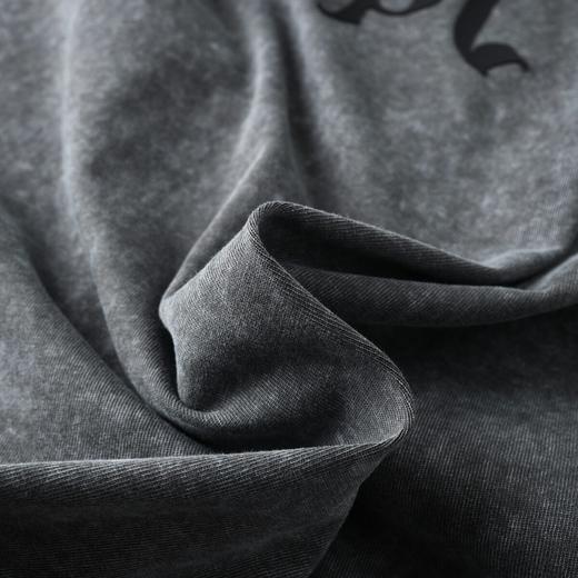 PINLI品立2026夏季新款字母印花圆领短袖T恤男士上衣BG262111502 商品图4