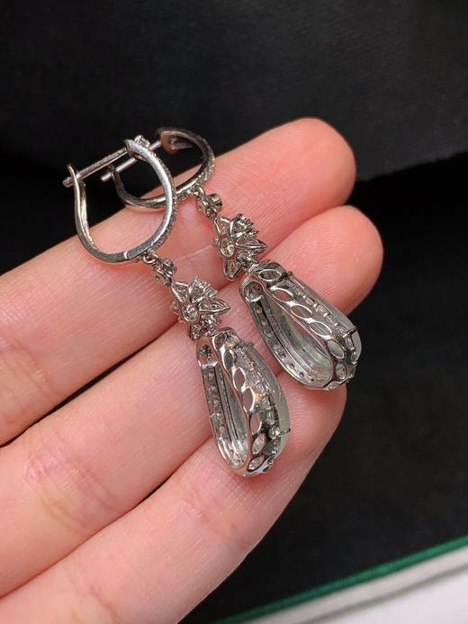 羽毛翡翠耳坠 商品图5