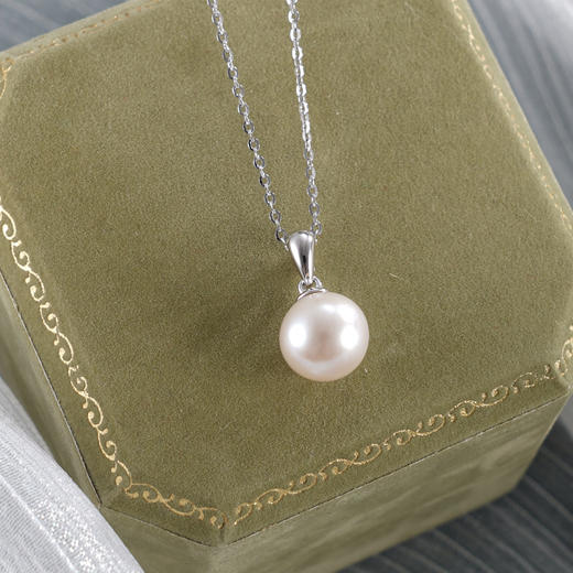 子佩集【月光柔情】银S925珍珠惜王妃套链【P3024】9mm珠双色吊球2601 商品图1