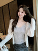 张心子【万人迷】春夏百搭神器蕾丝拼接吊带背心上衣 U2603017 商品缩略图14