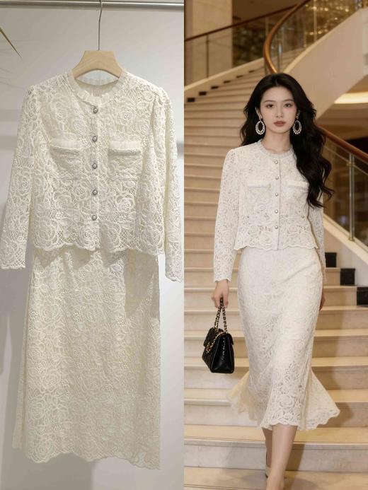 647280春上新 时尚气质款两件套轻淑款套裙 商品图0